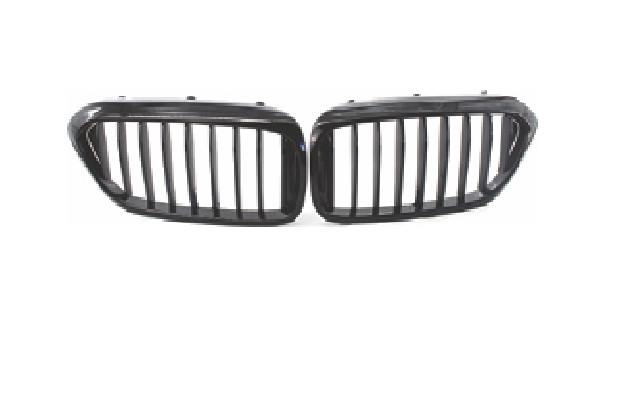G30(18-21)DOUBLE LINE GRILLE GLOSS BLACK