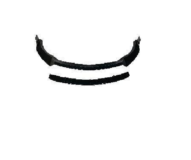 W176 FRONT LIP LCI GLOSS BLACK