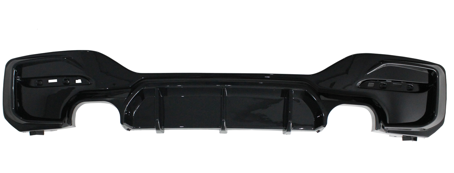 F20 P REAR DIFFUSER 15-18 0-0 GLOSS BLACK