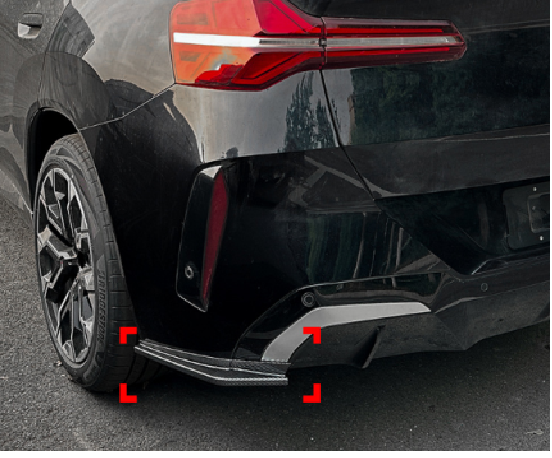 G45 X3 MP REAR SPLITTER G/B