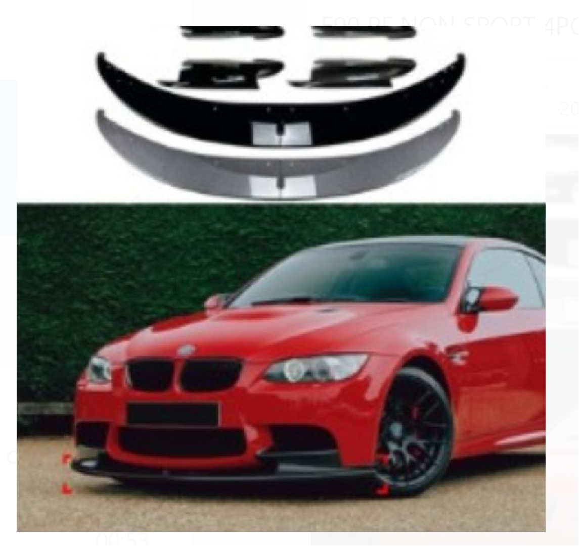 E90/92 M3/M4 4PC MP LIP GLOSS BLACK