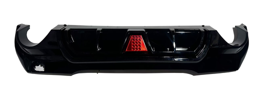 F40 REAR DIFFUSER COMPETITIVE STYLE  WITH LED 0--0 D/S GLOSS BLACK