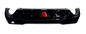 F40 REAR DIFFUSER COMPETITIVE STYLE  WITH LED 0--0 D/S GLOSS BLACK