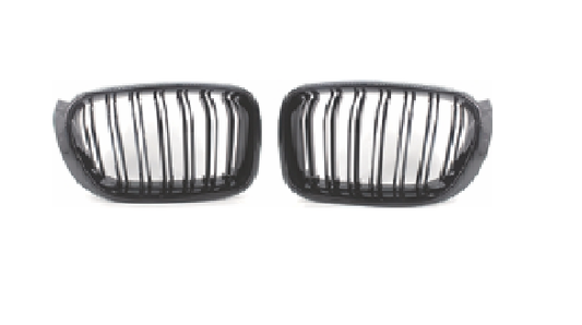F25 (14-17) DOUBLE LINE GRILLE GLOSS BLACK