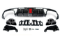 W205 2DR REAR DIFFUSER BRABUS STYLE WITH TIPS G/B