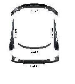F16 BODY KIT  BK STYLE   GLOSS BLACK