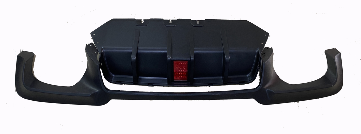 F10 M5 REAR DIFFUSER WITH LED GLOSS BLACK