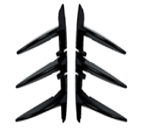 F40 REAR CLAW CANARD G/B FD