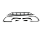 W176 8PC FRONT CANARD KIT G/B