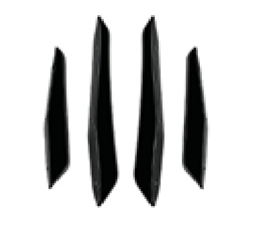 G87 FRONT 4PC CANARD G/B FD