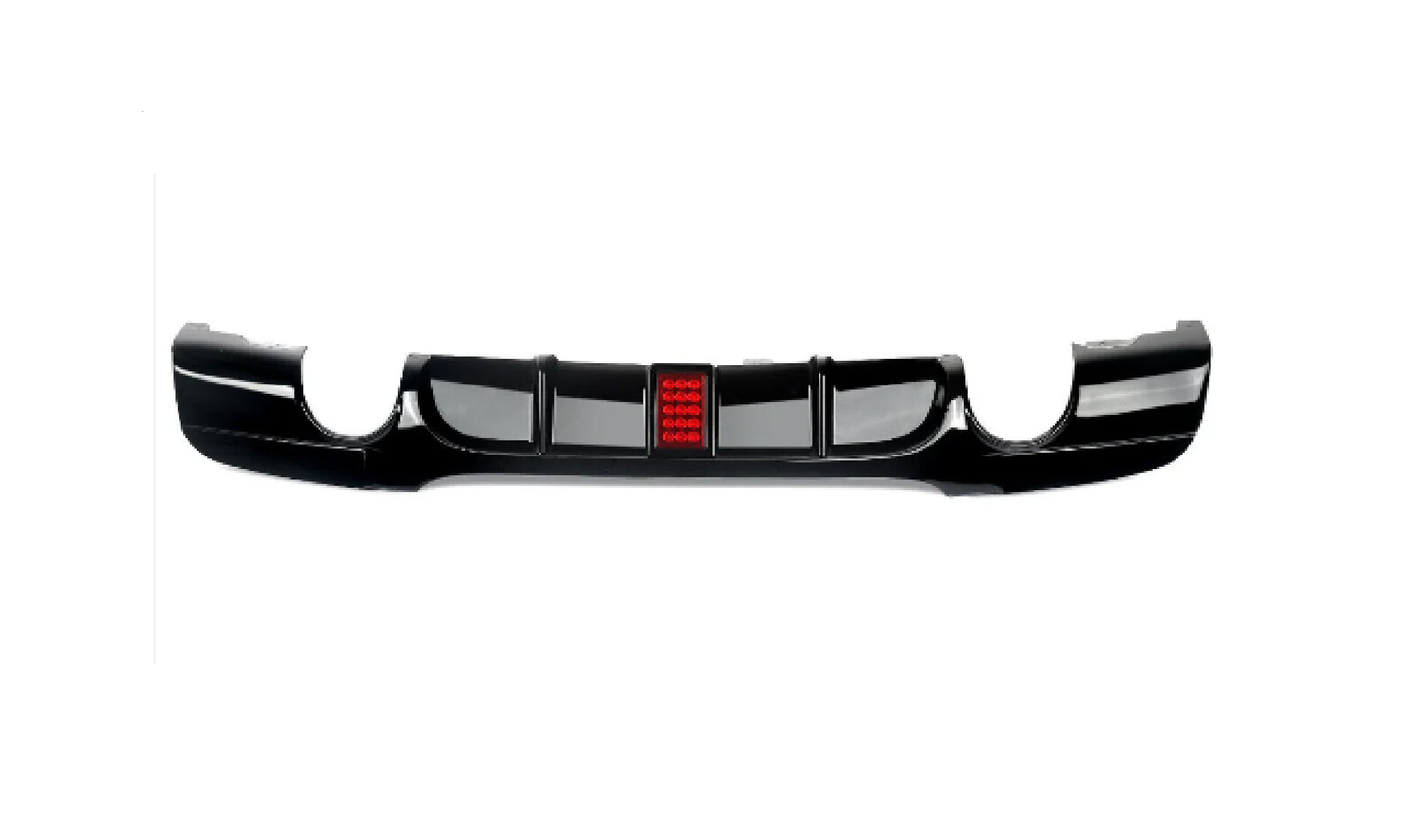 E90 MP REAR DIFFUSER 0-0 WITH LED GLOSS BLACK