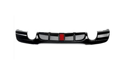 E90 MP REAR DIFFUSER 0-0 WITH LED GLOSS BLACK