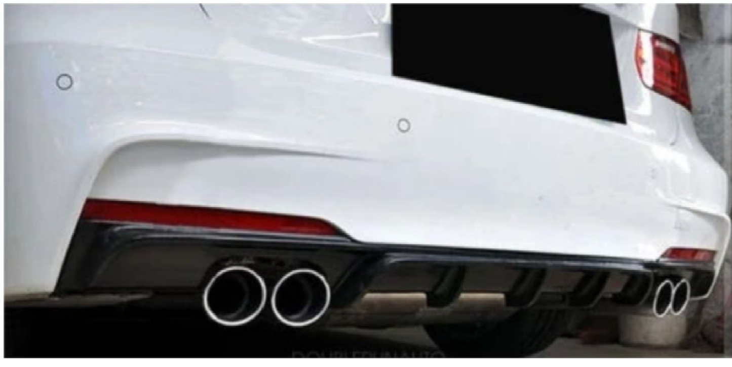 F30 MP REAR DIFFUSER 00-00 GLOSS BLACK