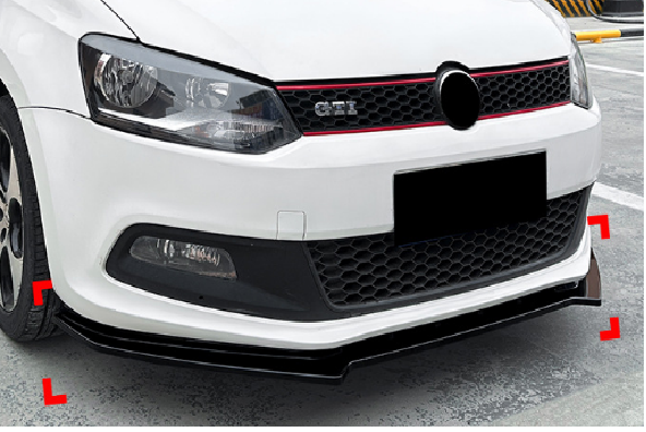 POLO 6 GTI F/L 3PC LIP G/B