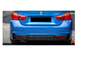 F32 MP REAR DIFFUSER 00- GLOSS BLACK