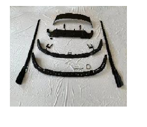 F40 SIDE SKIRTS  MP STYLE  GLOSS BLACK