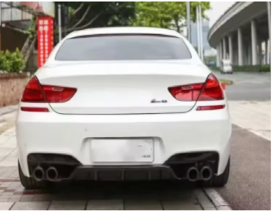 F06 REAR DIFFUSER 0-0 GLOSS BLACK