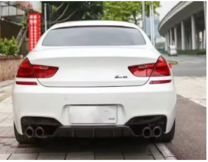 F06 REAR DIFFUSER 0-0 GLOSS BLACK